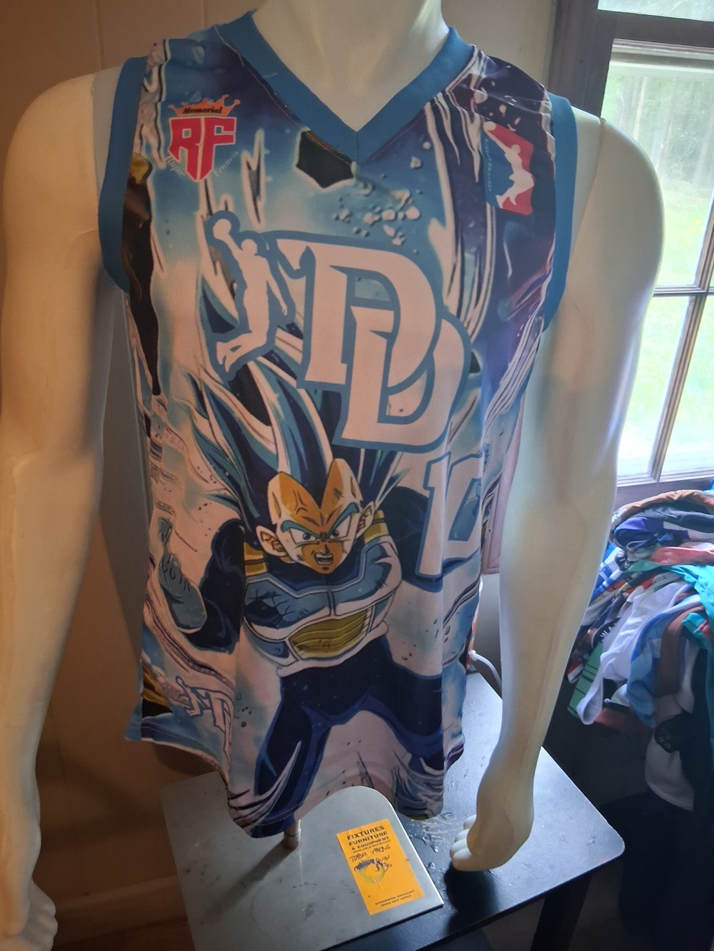 Blue Dragon Fighter Graphic Kids Jersey - Unbranded